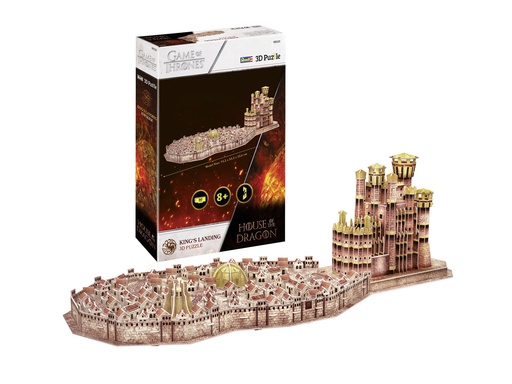 [ RE00225 ] Revell House of the Dragon "King's Landing" 3D Puzzle