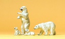 [ PRE20386 ] Preiser polar bears 1/87 HO