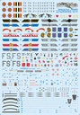 [ DACODCD4876 ] F-16A/B (MLU) Fighting Falcon Belgian Air Force Squadrons Emblems, Zappings & General Stencilling 1/48