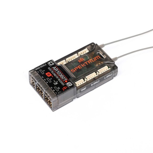 [ SPM-1034 ] AR10360T+ 10 Channel AS3X+ & SAFE Telemetry Receiver