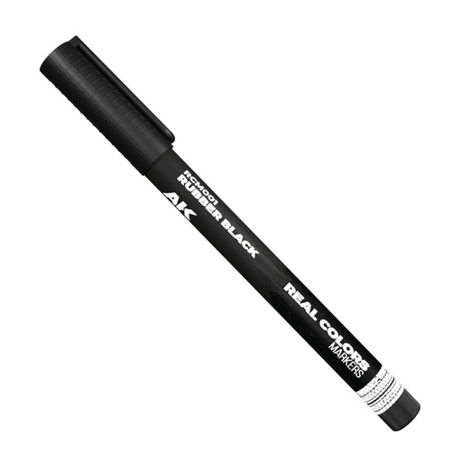 [ AKRCM001 ] Ak-interactive REAL COLORS MARKERS RUBBER BLACK