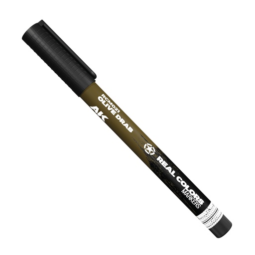 [ AKRCM021 ] Ak-interactive REAL COLORS MARKERS OLIVE DRAB