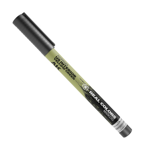 [ AKRCM023 ] Ak-interactive REAL COLORS MARKERS US INTERIOR YELLOW GREEN