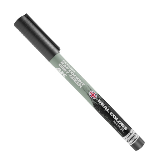 [ AKRCM028 ] Ak-interactive REAL COLORS MARKERS RAF COCKPIT GREY-GREEN