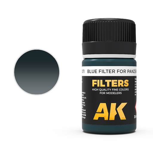 [ AK071 ] Ak-interactive Enamel effects FILTER FOR PANZER GREY VEHICLES 