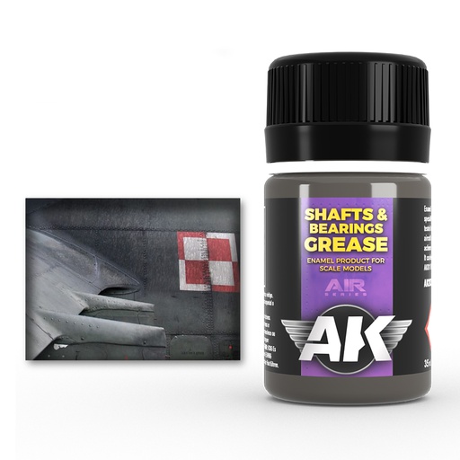 [ AK2032 ] Ak-interactive Enamel Air Weathering GREASE SHAFTS & BEARINGS