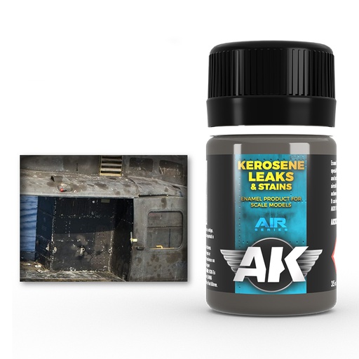 [ AK2039 ] Ak-interactive Enamel Air Weathering KEROSENE LEAKS & STAINS 
