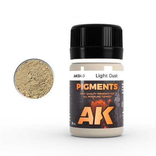 [ AK040 ] Ak-interactive Enamel effects LIGHT DUST PIGMENT 35ml