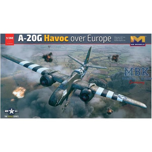 [ HK01E039 ] HK Models A-20G Havoc "Over Europe" 1/32