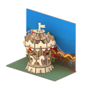 [ W56000 ] Woodypost Happy carousel
