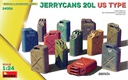 [ MINIART24006 ] Miniart Jerrycans 20L US Type 1/24