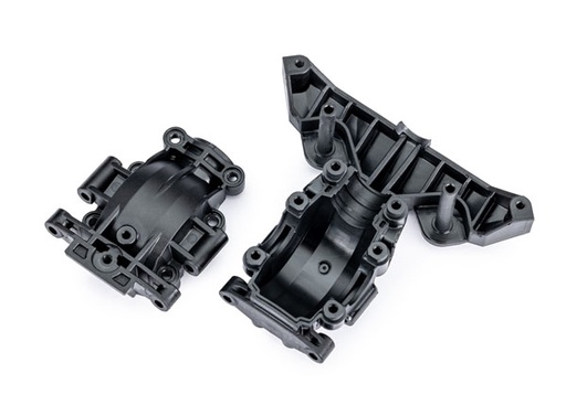 [ TRX-10728 ] TraxxasBulkhead, front (upper & lower) trx10728