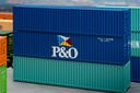 [ FAL182104 ] Faller 40' container "P&O" 1/87 HO
