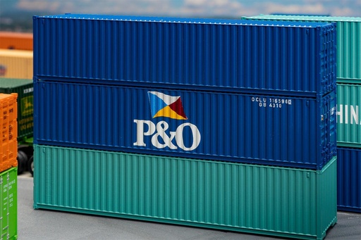 [ FAL182104 ] Faller 40' container "P&O" 1/87 HO