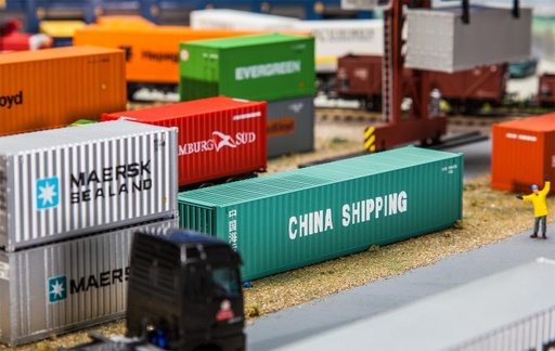 [ FAL180844 ] Faller 40' container "China shipping" 1/87 HO