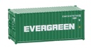 [ fAL182004 ] Faller 20' container "Evergreen" 1/87 HO