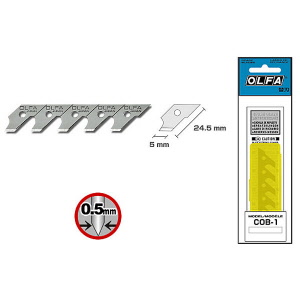 [ JROLCOB1 ] Olfa reservemesjes/ blades for OLCMP-1