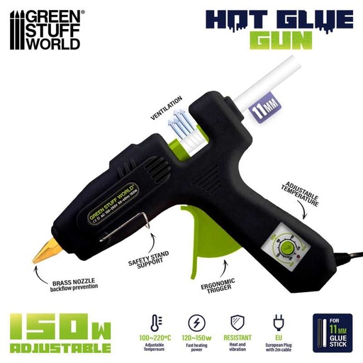[ GSW4781 ] Green stuff world Hot Glue Gun 150w