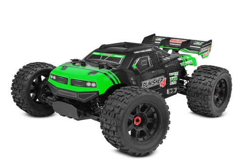 [ PROC-00292-G ] Team Corally - PUNISHER 4 - RTR - Green - Brushless Power 4S - No Battery - No Charger
