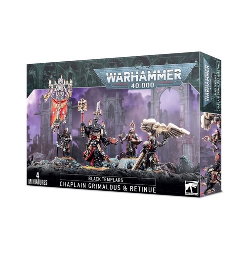 [ GW55-44 ] BLACK TEMPLARS: GRIMALDUS & RETINUE