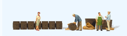 [ PRE10781 ] Preiser  workers on the wine growers farm 1/87 HO