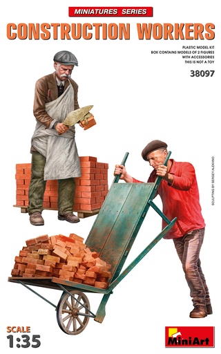 [ MINIART38097 ] Miniart Construction Workers 1/35