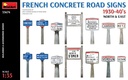 [ MINIART35674 ] Miniart French Concrete Road Signs 1930-40's 1/35