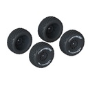 [ ARA550117 ] dBoots 'FORTRESS' Tire Set Glued Black - 4st