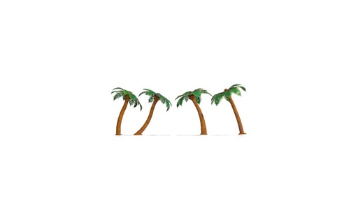 [ NO21973 ] Noch Palmbomen 4,5cm hoog - 4 stuks