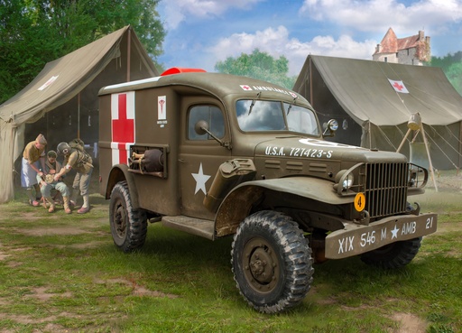 [ ZVE3711 ] Zvezda Ambulance WC-54 1/35