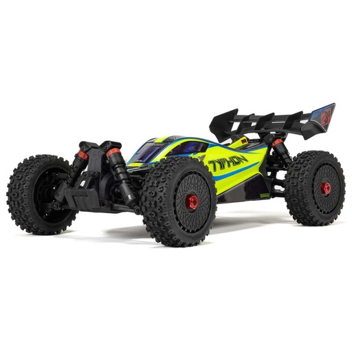 [ ARA4306V4T2 ] 1/8 TYPHON 4x4 223S BLX - RTR - with DSC - Yellow/Blue