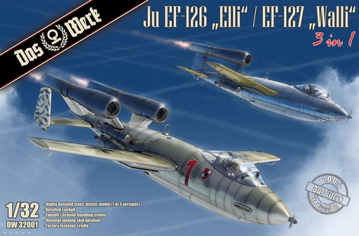 [ DW32001 ] Das werk Junkers Ju EF-126 „Elli“ / EF-127 „Walli“ (3 in 1) 1/32