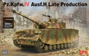 [ RFM5127 ] Ryefield model Pz.Kpfw.IV Ausf.H Late Production with Workable Tracks 1/35