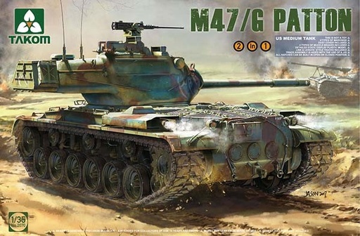 [ TAKOM2070 ] Takom US Medium Tank M47/G Patton 2 in 1 1/35