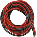 [ MU55043 ] Siliconendraad extreem flexibel, rood/zwart 2,5 mm², 651 x 0,07 mm, elk 2 m, verpakt max: 48 V, 31,9 A (5 min: 55 A)