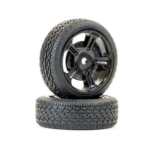 [ FTX10618R ] FTX HAVOK ROAD TREAD WHEELS & TYRES (PR)