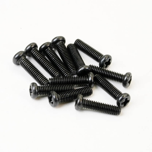 [ FTX10650 ] FTX HAVOK PANHEAD SCREWS 2.5 X 10MM (12PC)