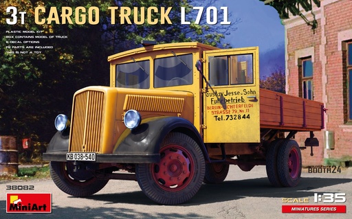 [ MINIART38082 ] 3T Cargo Truck L701 1/35
