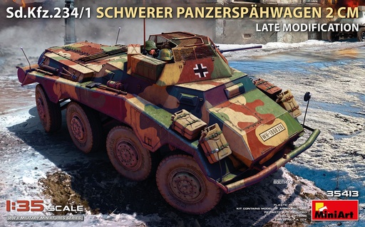 [ MINIART35413 ] SD.KFZ.234/1 Schwerer panzerspähwagen 2cm 1/35