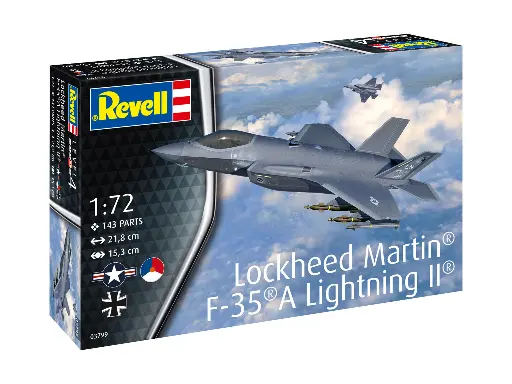 [ RE03799 ] Revell Lockheed Martin F-35 a Lightning II 1/72