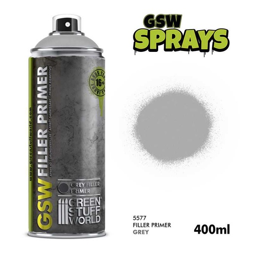 [ GSW5577 ] Green stuff world Spray Filler Primer 400ml
