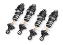 [ TRX-10765-GRAY ] Traxxas Shocks, GTR long, grey-anodized, PTFE-coated bodies with TiN shafts (assembled with springs) (4) - trx10765-grey