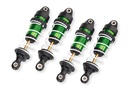 [ TRX-10765-GRN ] Traxxas Shocks, GTR long, green-anodized, PTFE-coated bodies with TiN shafts (assembled with springs) (4) - trx10765-green