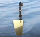 [ KR65025 ] Krick messing roer 67x45mm + roerhevel