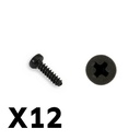 [ FTX9749 ] FTX TRACER PAN HEAD SELF TAPPING SCREWS PBHO 2.6*10MM