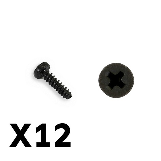 [ FTX9749 ] FTX TRACER PAN HEAD SELF TAPPING SCREWS PBHO 2.6*10MM
