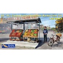 [ 35GM0122 ] Gecko models 60/70s Saigon Fruit & Vegetable Market Stall Set 1/35