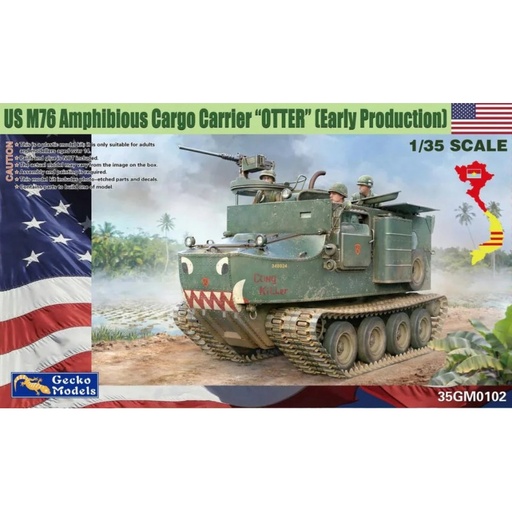 [ 35GM0102 ] Gecko models US M76 Amphibious Cargo Carrier "Otter" 1/35
