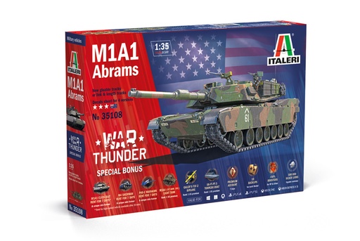 [ ITA-35108 ] Italeri M1A1 Abrams 