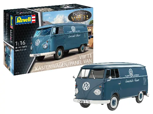[ RE07742 ] Revell VW T1 Panel Van - 75 Years of the VW 1 1/16